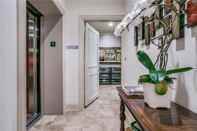 Secure private elevator access brings you home.  T