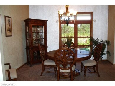Formal dining room with tray ceiling