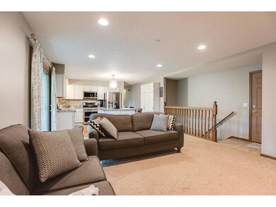 Great room to kitchen