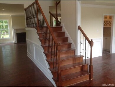 Open foyer with high ceilings