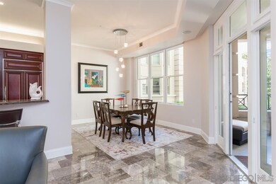 Formal dining area.