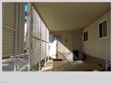 Long covered awning