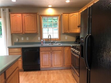 Beautiful kitchen offers lots of natural light.