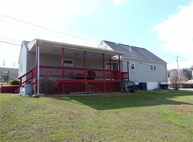 4x8 porch leads to a 9x25 covered rear deck with c