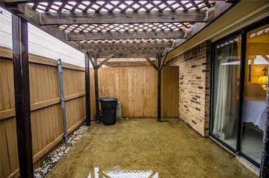 View of patio with a pergola