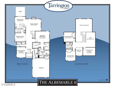 1st Floor Plan - 1st and 2nd floor plans for the A