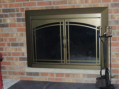 Family Room New gas burning fireplace