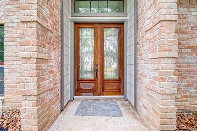 Impressive Leaded double glass door entry - welcomes family, friends and guest!
