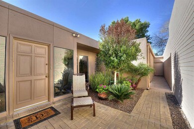 Private Courtyard Front Entrance