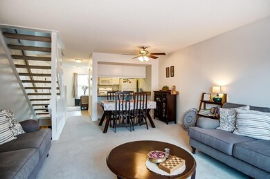 View of living and dining rooms