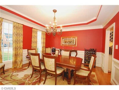 Dining Room - Tray ceiling and heavy mouldings!