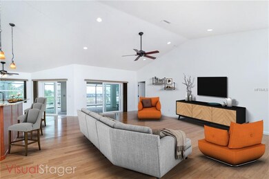 Open concept living to all areas. Separate Dinette