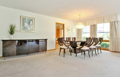 Dining Room opens to the Living Room to accomodate