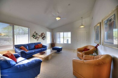 Living Room w/Vaulted Ceiling