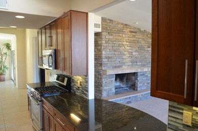 View from Kitchen to Living Room