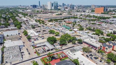 This view shows Greenway Plaza and the Galleria Ar