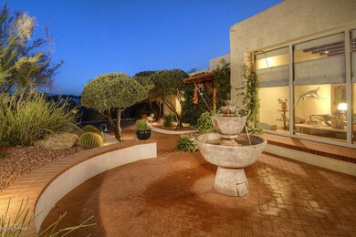 Front Patio with Fountain