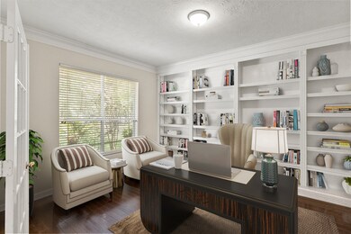Virtually Staged: This Study is handsome and grand