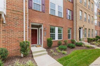 Private, quiet entrance facing tree-lined woods