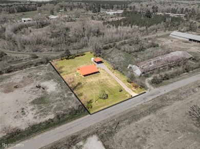Aerial view with a rural view