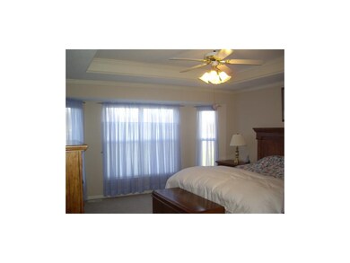 Master suite is expanded with a bay window and ins