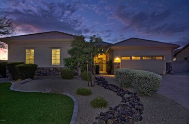 Front View at Dusk