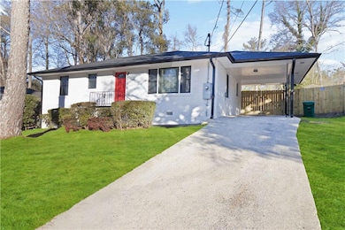 This is a ranch style house. It is a single story 