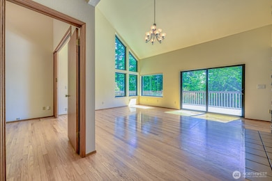 Living area w/bedroom on eft