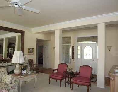 Living Room. Open Foyer And Bright Living Area Che