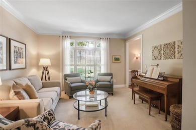 The Front living room makes for a great conversation area
