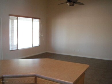 kitchen overlooking family room