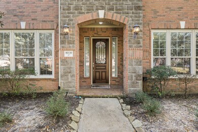 Covered front porch with brand new door