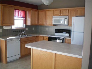 Island kitchen features all your appliances includ