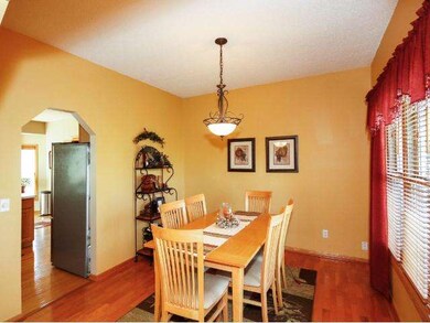 Formal dining space off front entrance and kitchen