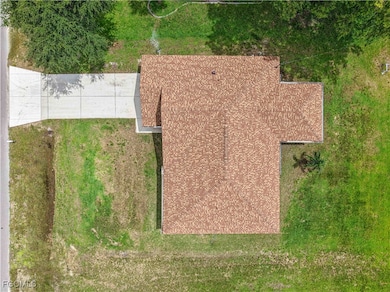 View from above of property