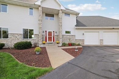 Welcoming front entry.