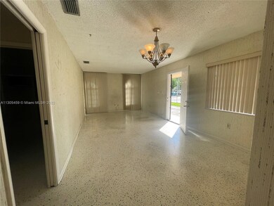 View of Dining and living front unit 