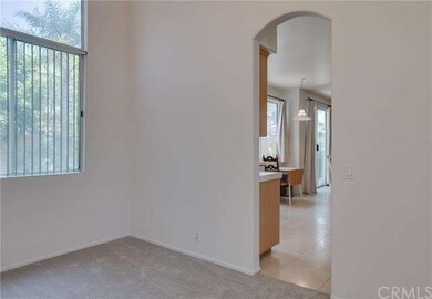 View from dining room to kitchen 