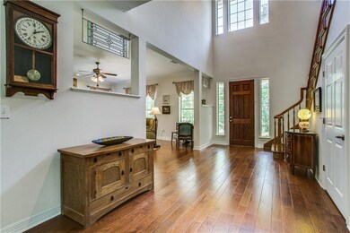 Inside entry is spacious, transom like windows loo