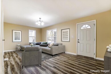 Living/Dining Room Virtually Staged