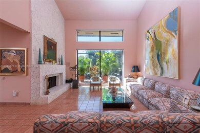 Main living area with volume ceilings and a beauti