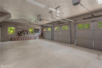 Heating and cooling garage with bathroom