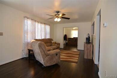 Lovely Living Room Illuminated with Natural Light