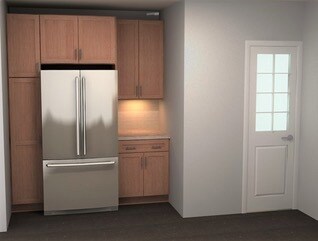 Kitchen after rehab.