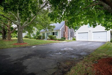 Driveway and garage