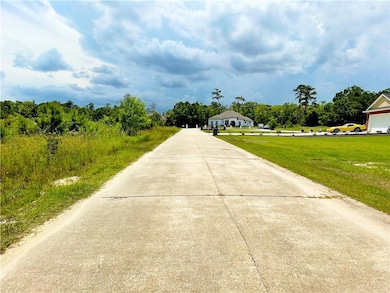 Looking west on Natalie Ct from the front of the lot.