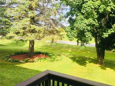 The view from the front deck showing Canandaigua R