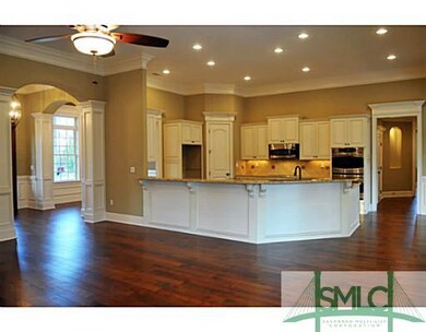 1st Floor Plan. Far left is the foyer, then dining