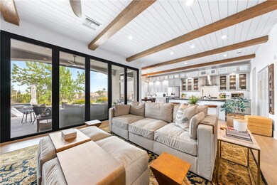 Living area featuring light wood-type flooring, he