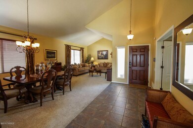 From kitchen towards living